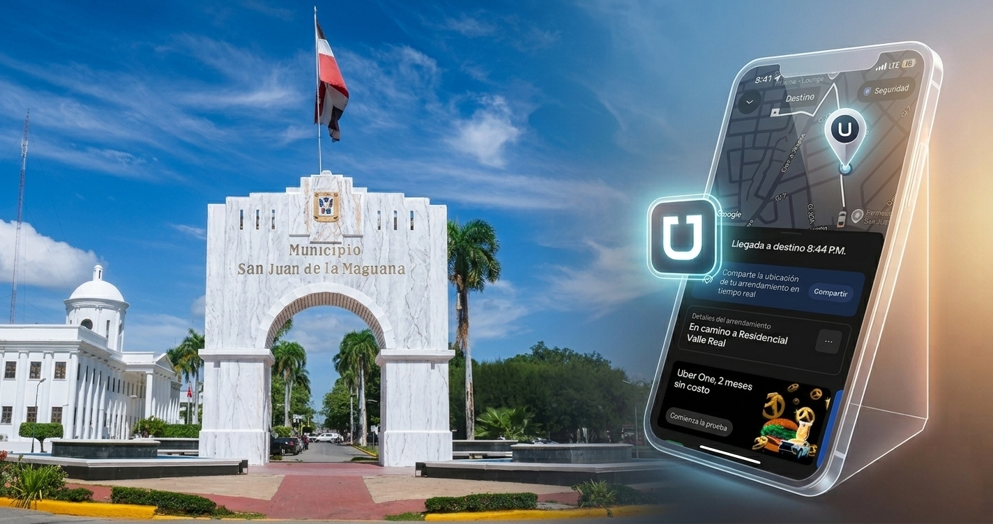 ¡Confirmado! Uber ya recorre las calles de San Juan de la Maguana